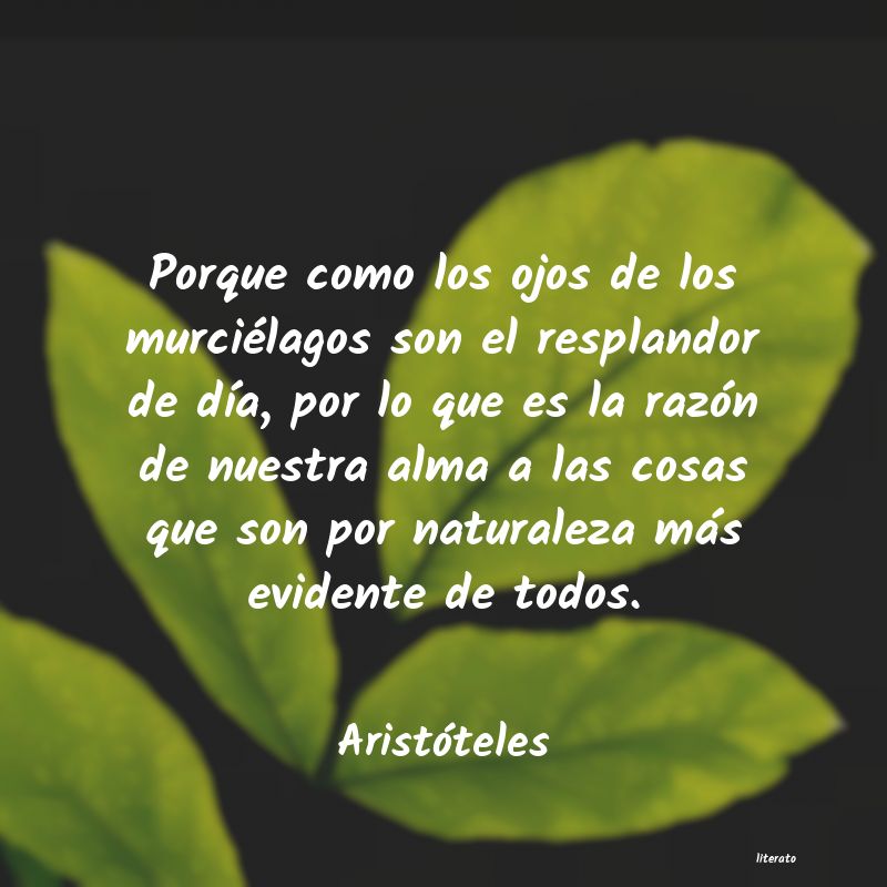 Frases de Aristóteles