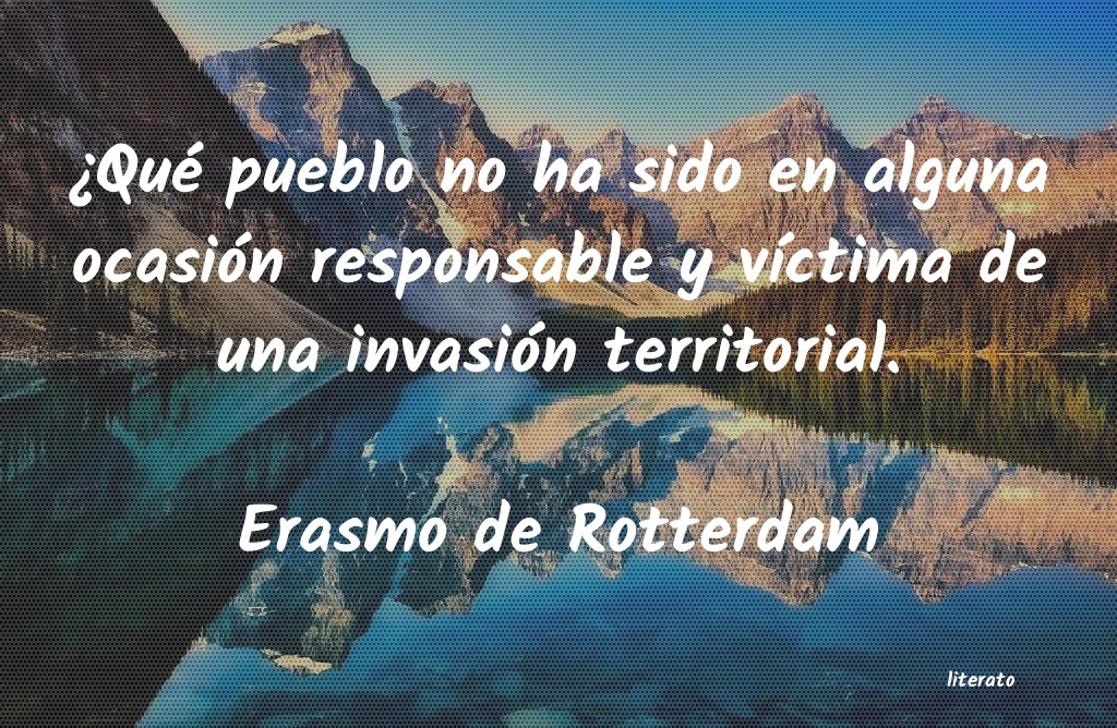 Frases de Erasmo de Rotterdam