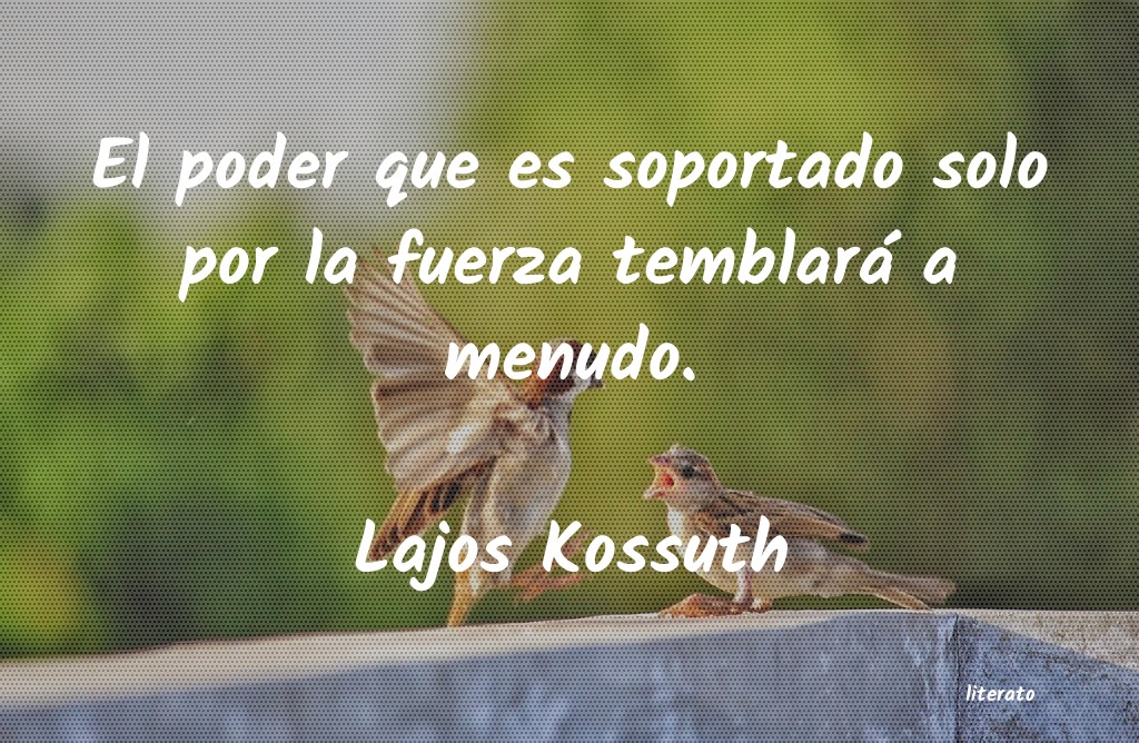 Frases de Lajos Kossuth