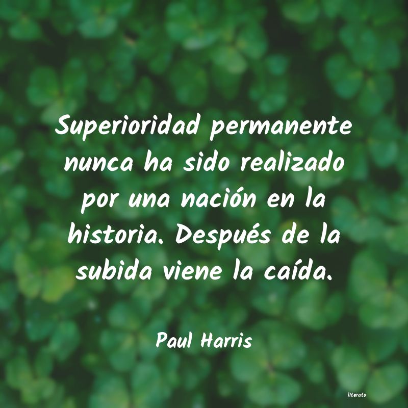 Frases de Paul Harris