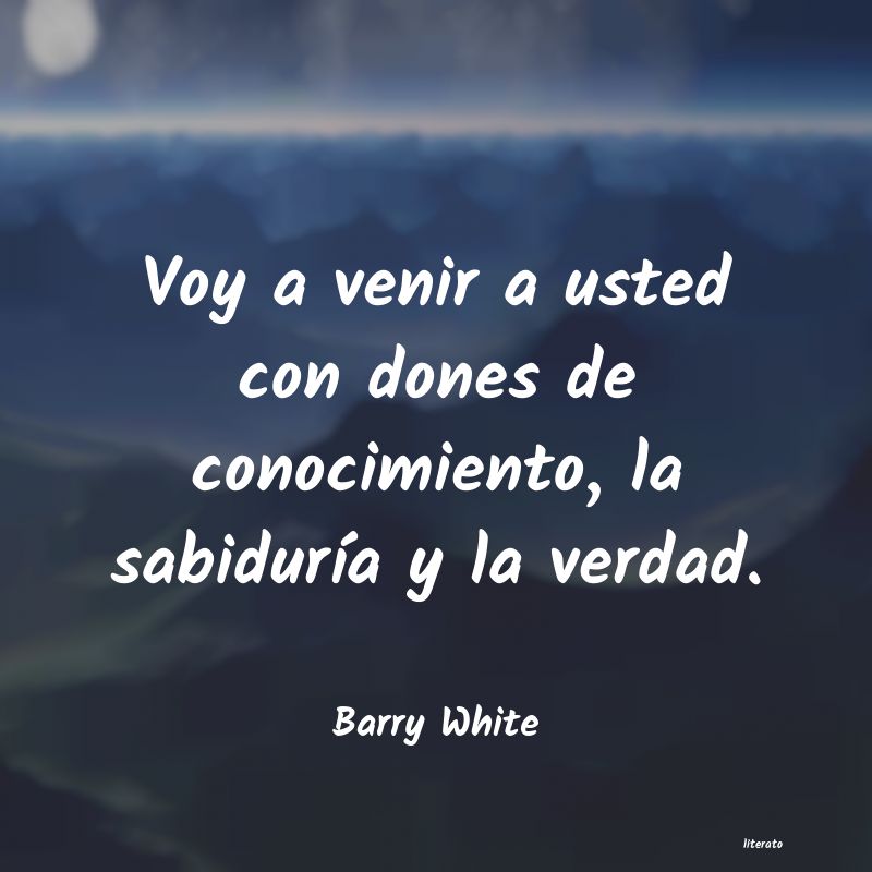 Frases de Barry White