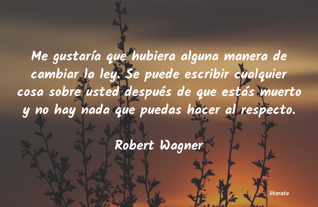 Frases de Robert Wagner