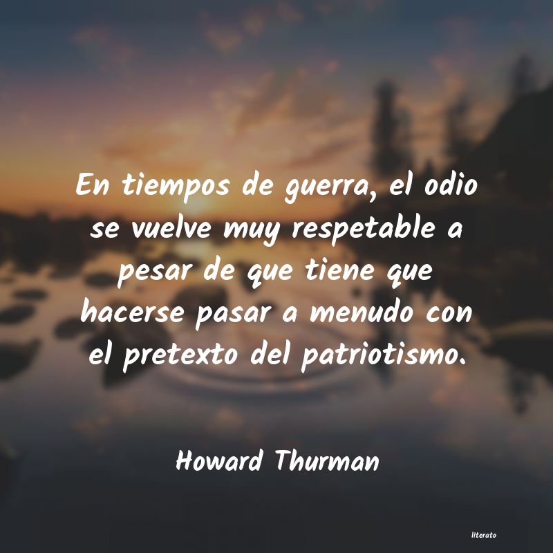 frases de Howard Thurman