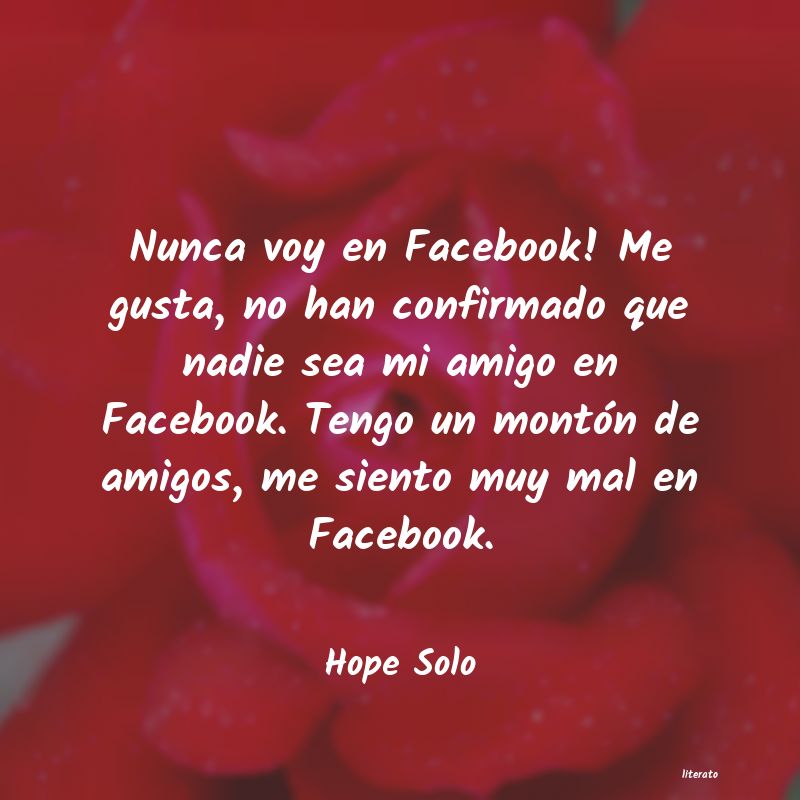 frases de Hope Solo