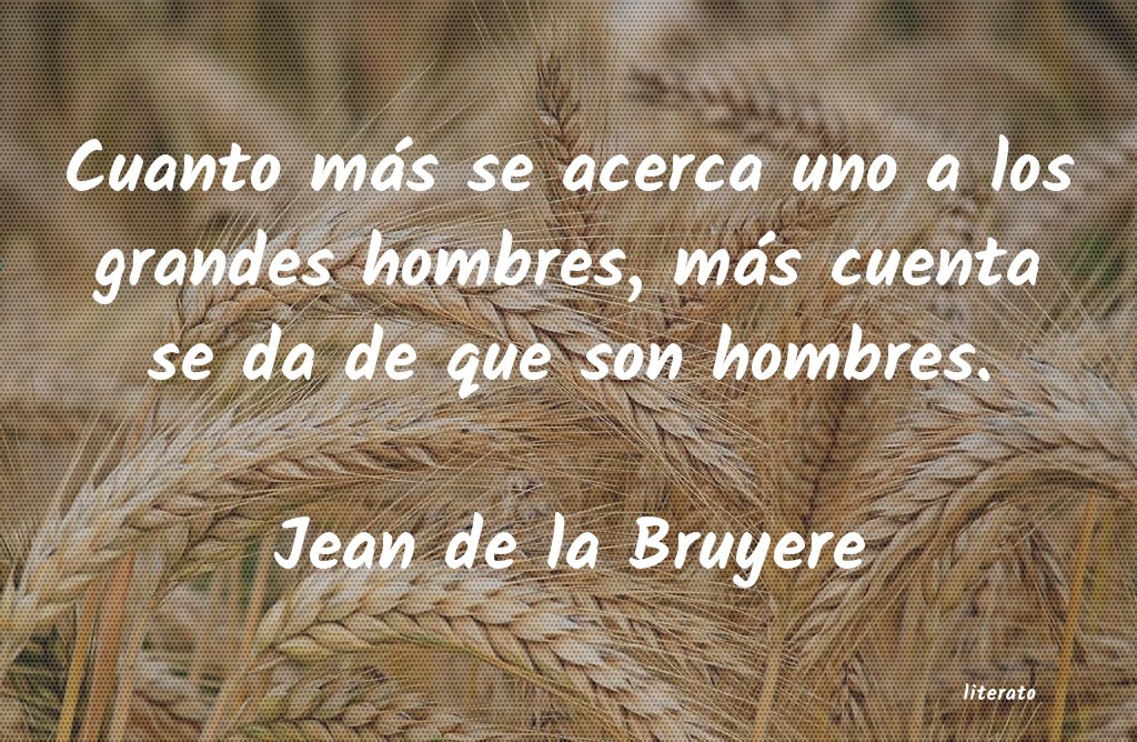 Frases de Jean de la Bruyere