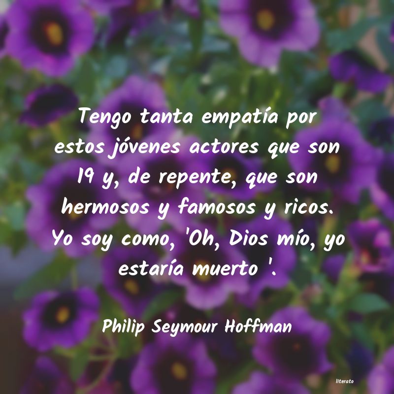 Frases de Philip Seymour Hoffman