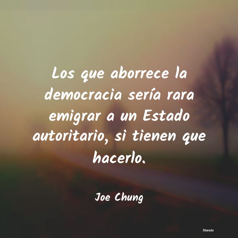 Frases de Joe Chung