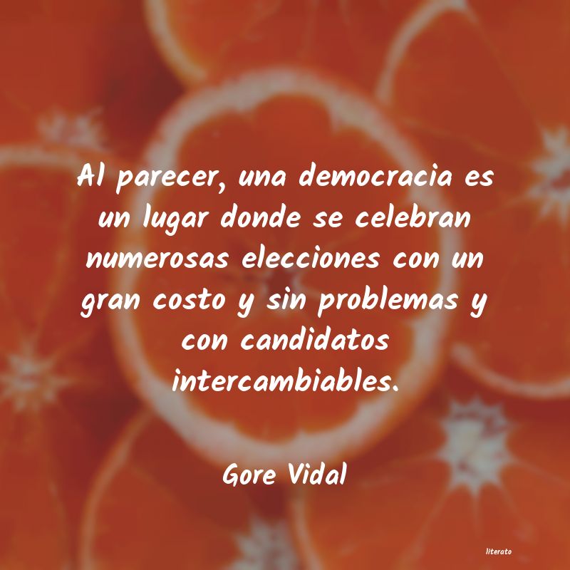 Frases de Gore Vidal