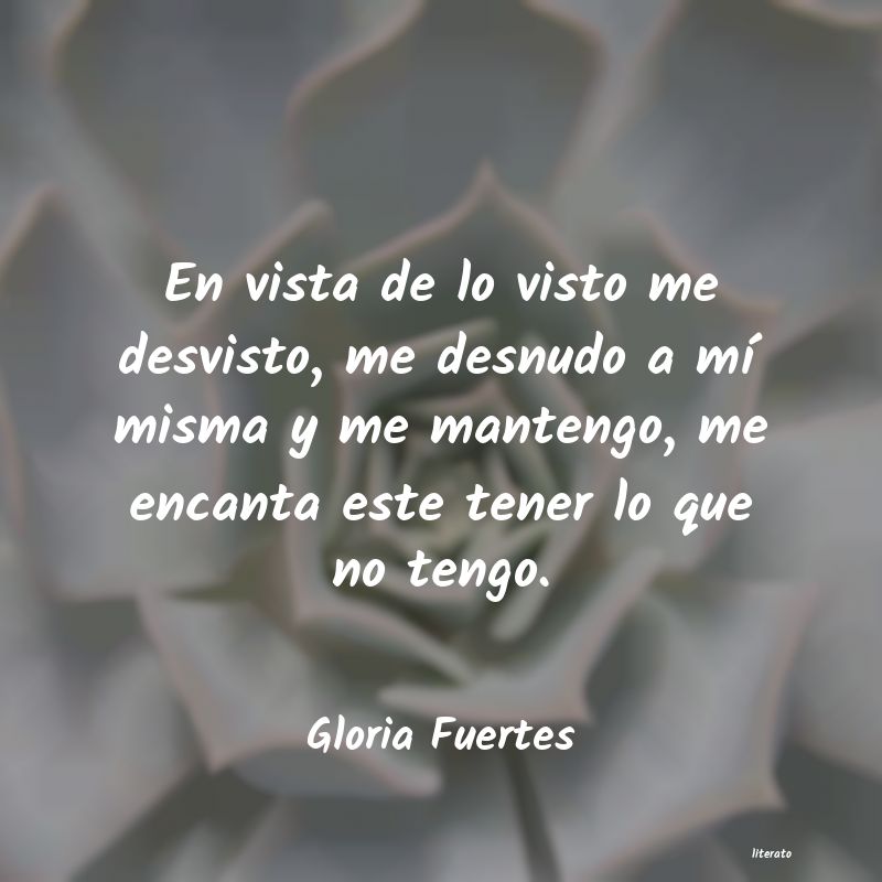 Frases de Gloria Fuertes