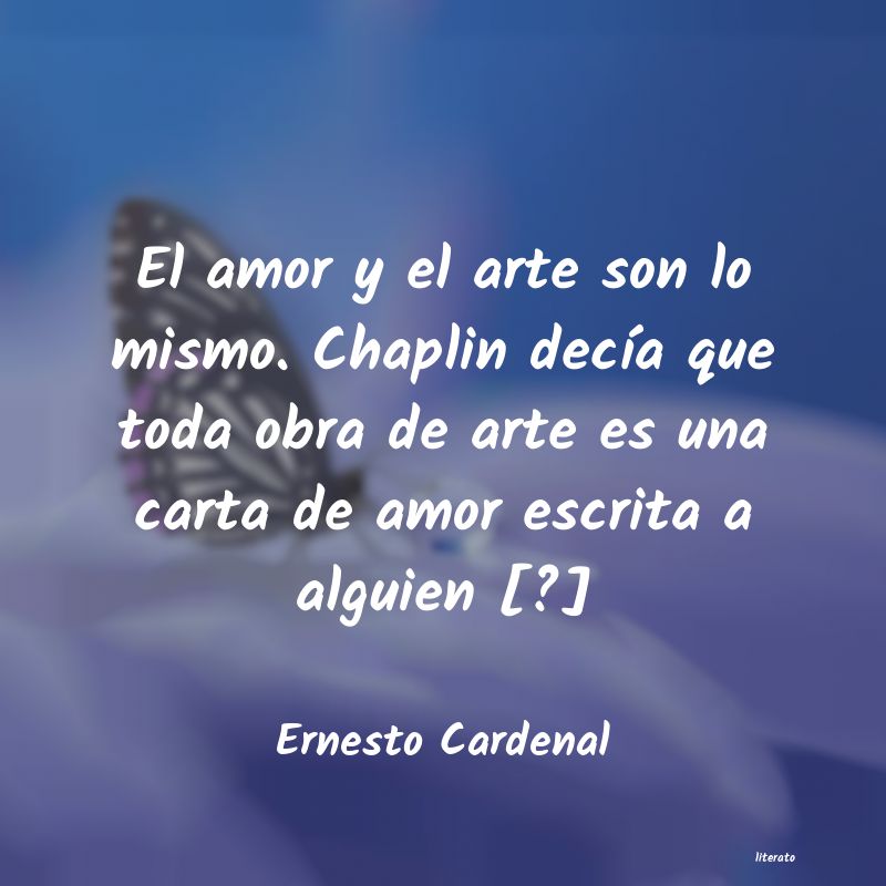 frases de Ernesto Cardenal