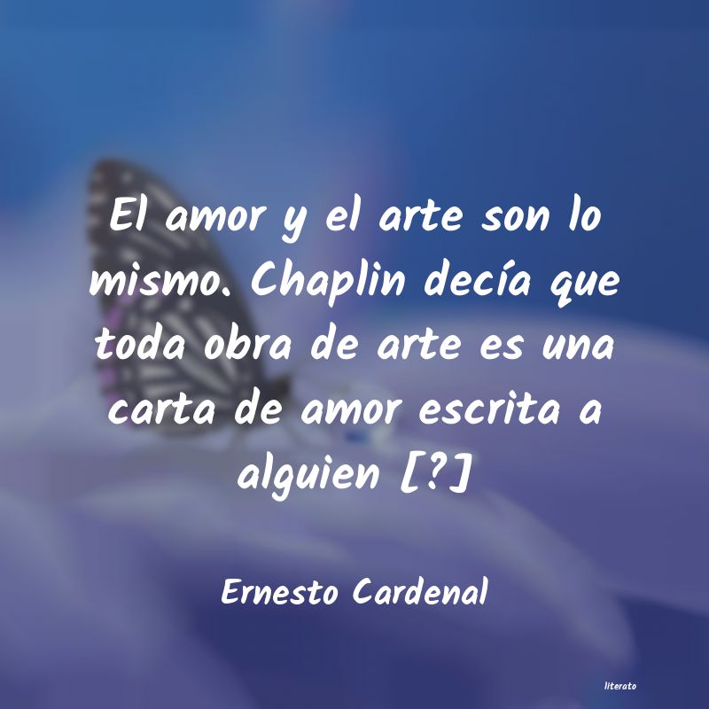 Frases de Ernesto Cardenal