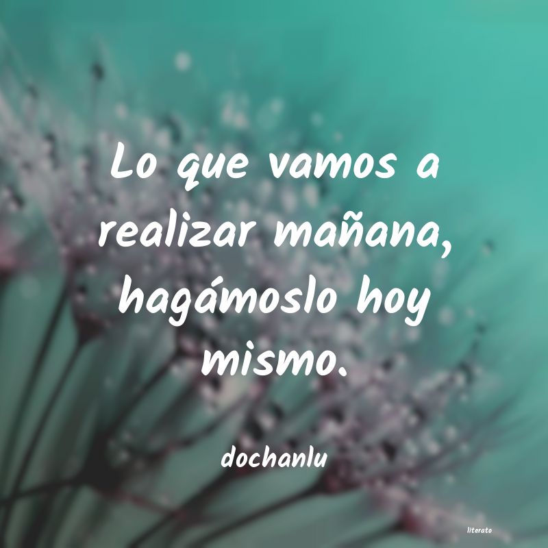 Frases de dochanlu