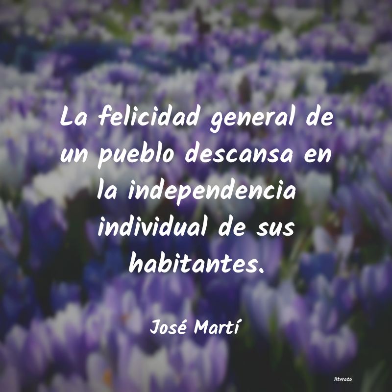 Frases de José Martí