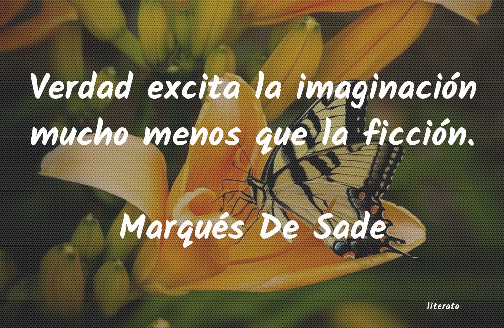 Frases de Marqués De Sade