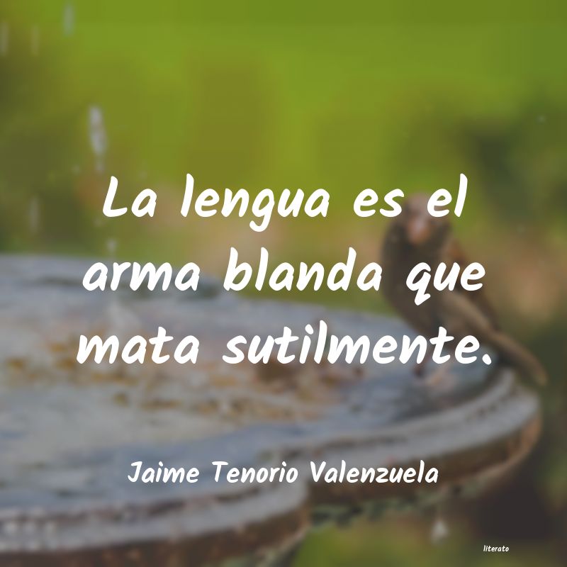 Frases de Jaime Tenorio Valenzuela