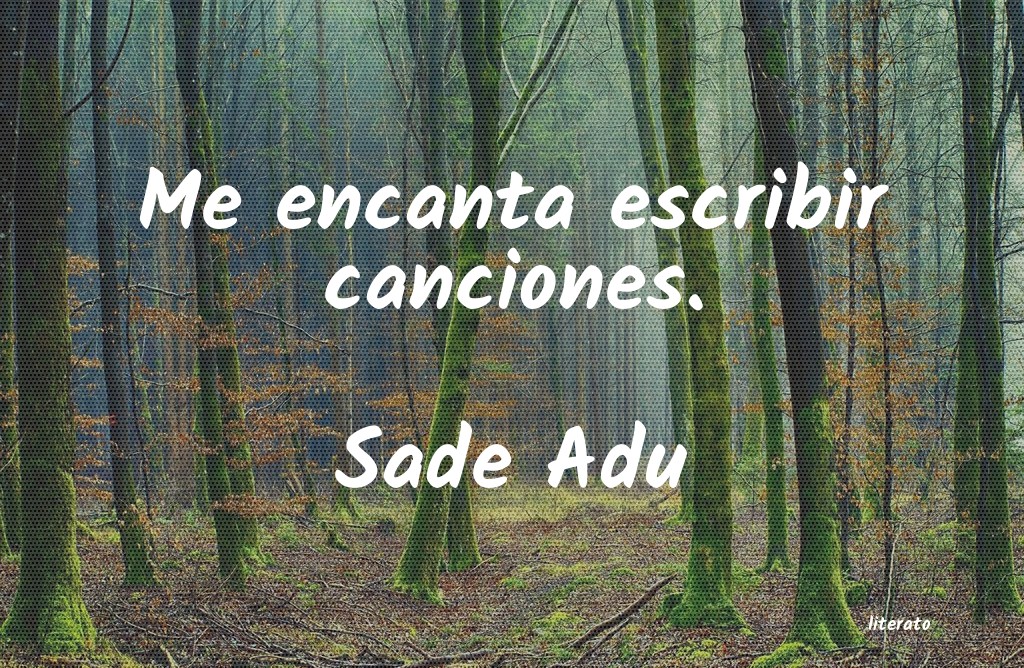 Frases de Sade Adu