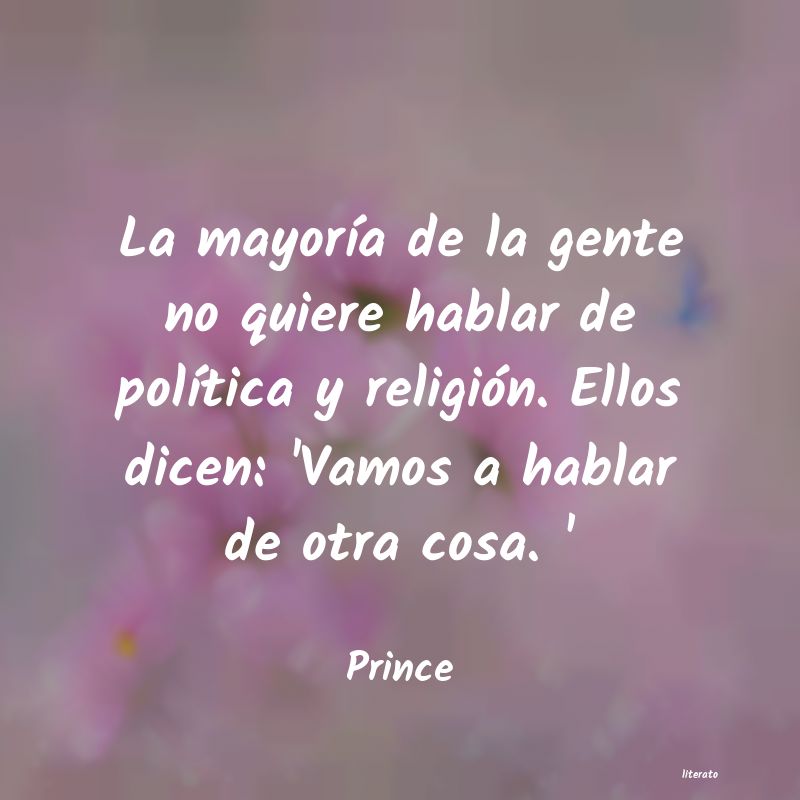 frases de Prince