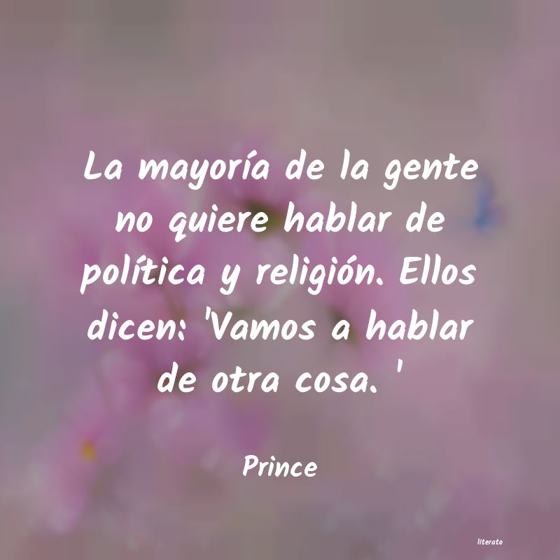 Frases de Prince