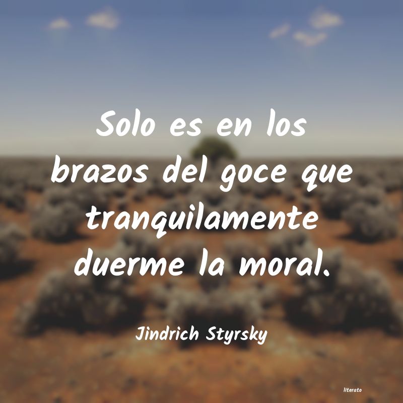 frases de Jindrich Styrsky