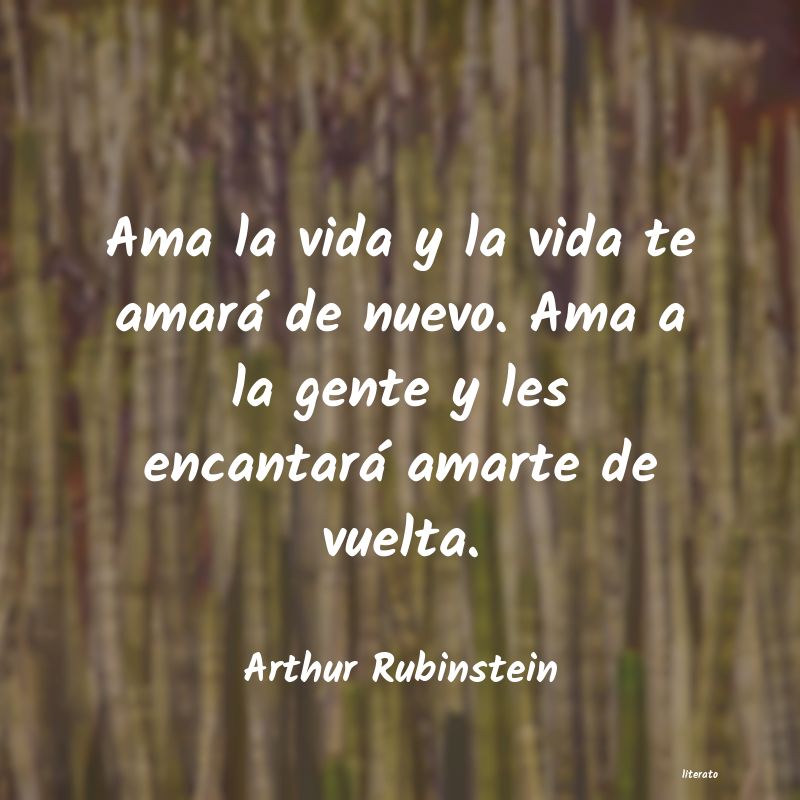 Frases de Arthur Rubinstein