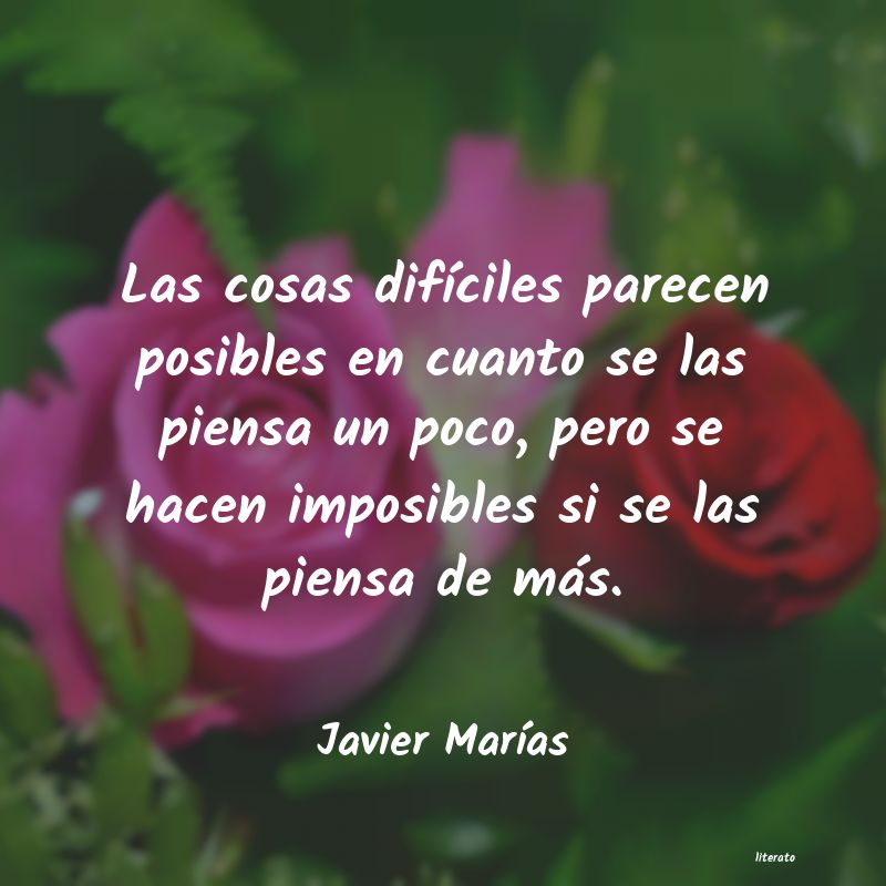 Frases de Javier Marías