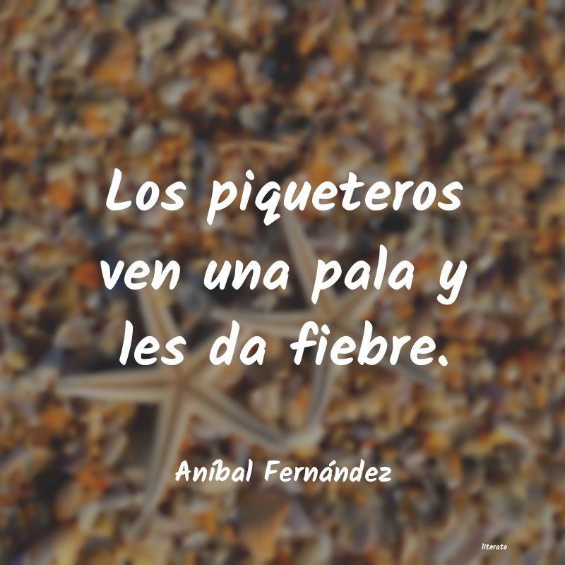 frases de AnÃbal Fernández