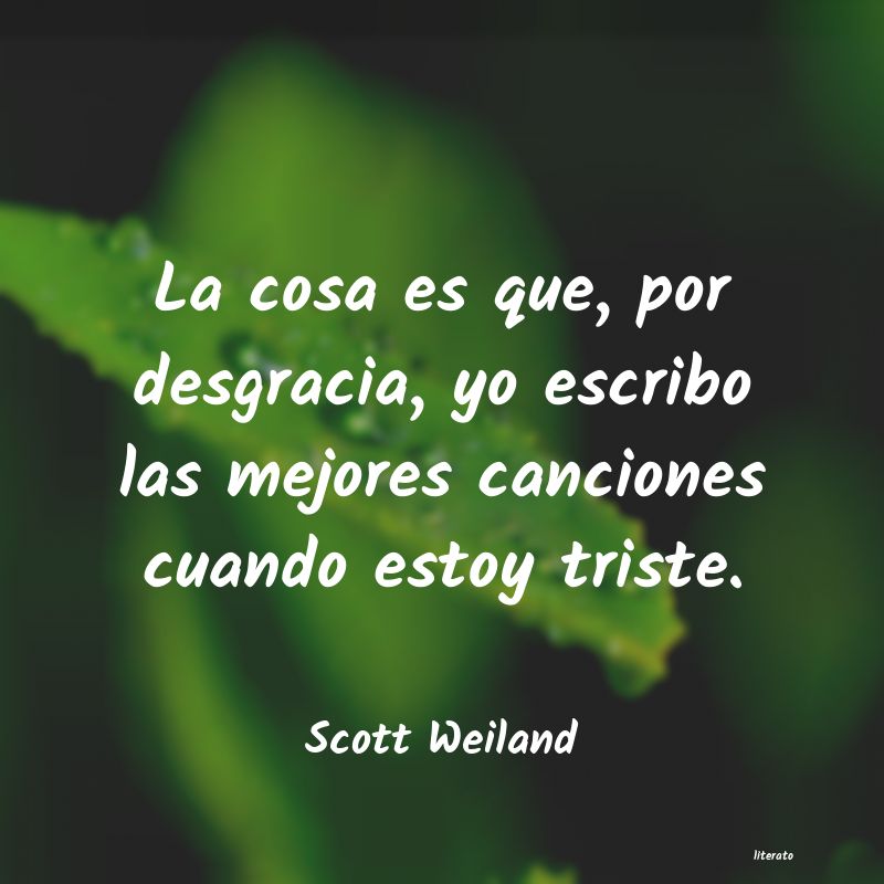 Frases de Scott Weiland