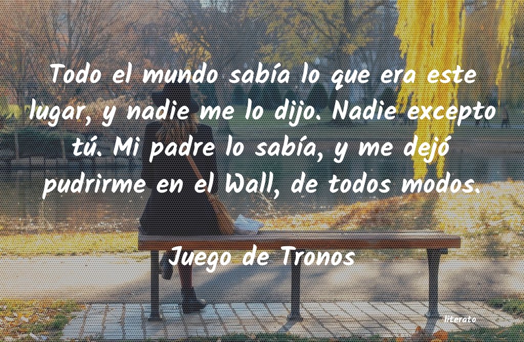 frases de Juego de Tronos