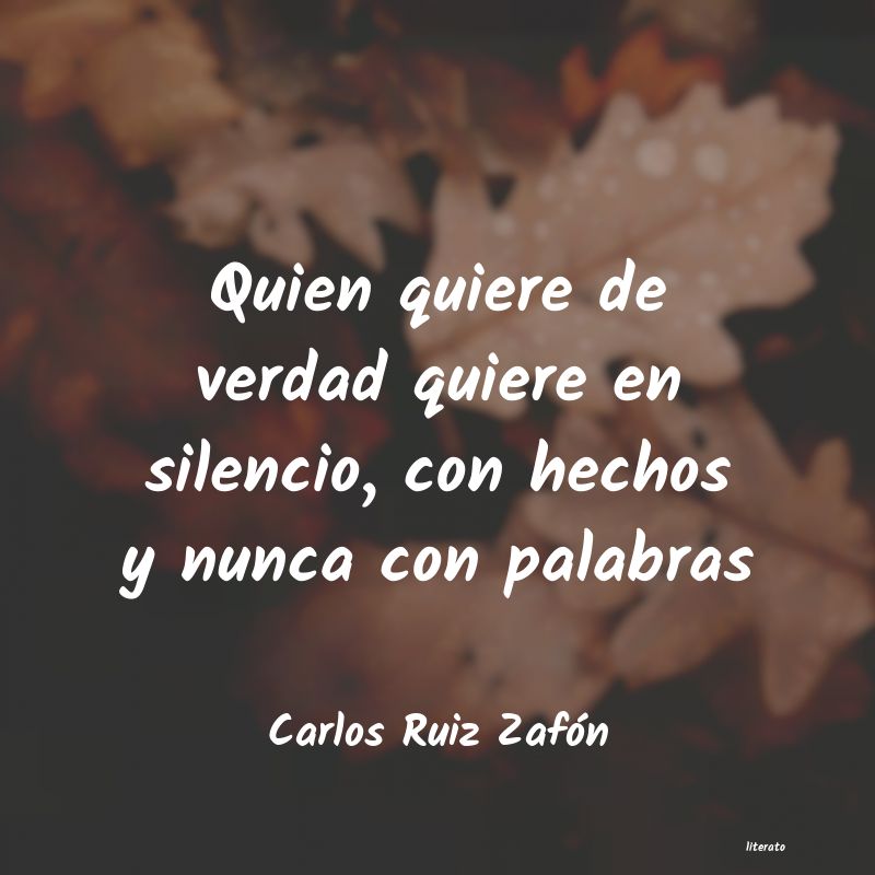 frases de Carlos Ruiz Zafón