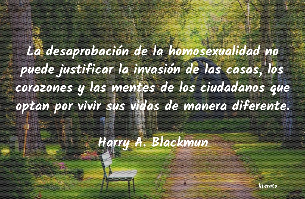 frases de Harry A. Blackmun