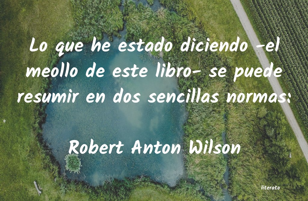 frases de Robert Anton Wilson