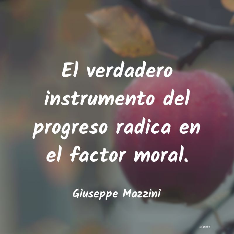 Frases de Giuseppe Mazzini