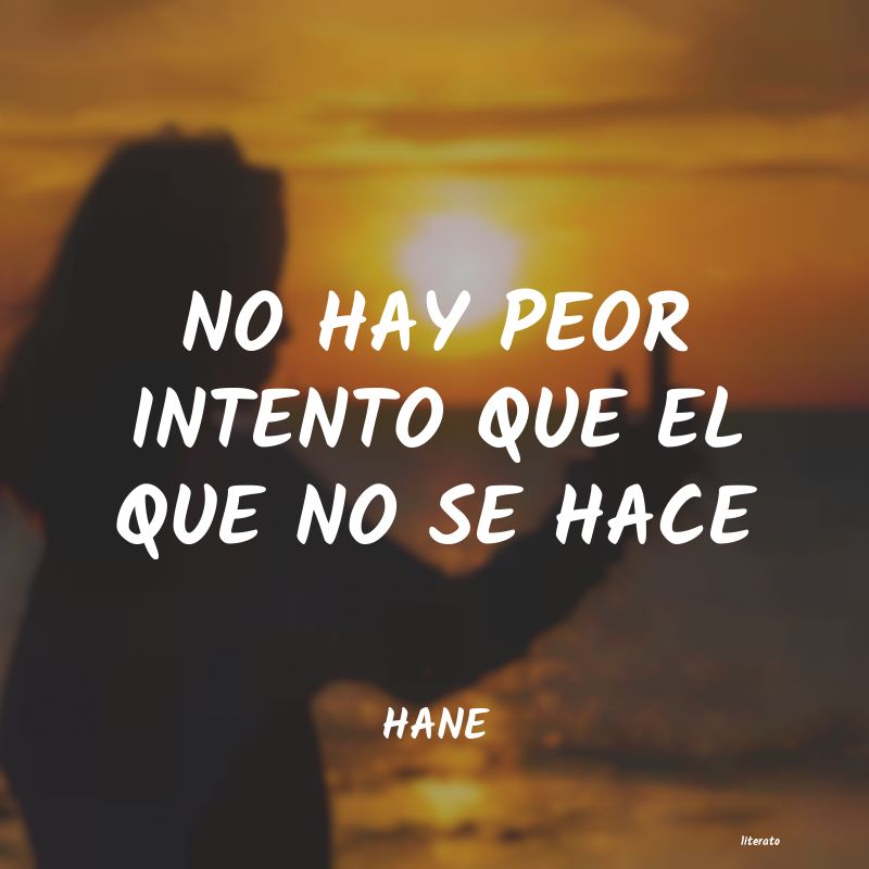 frases de HANE