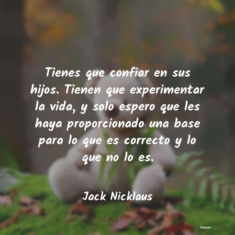 Frases de Jack Nicklaus