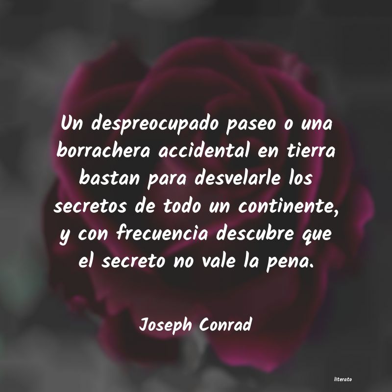 frases de Joseph Conrad