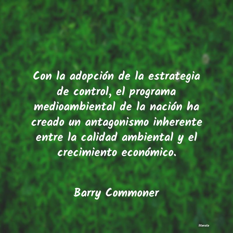 Frases de Barry Commoner