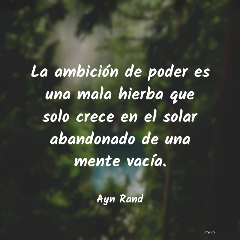 Frases de Ayn Rand - literato