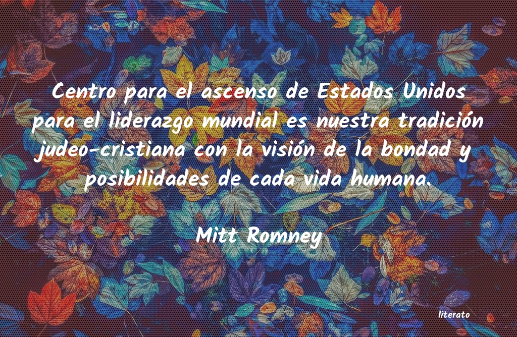 Frases de Mitt Romney