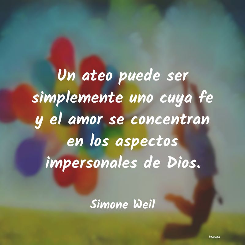 Frases de Simone Weil