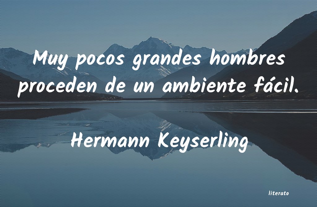 Frases de Hermann Keyserling