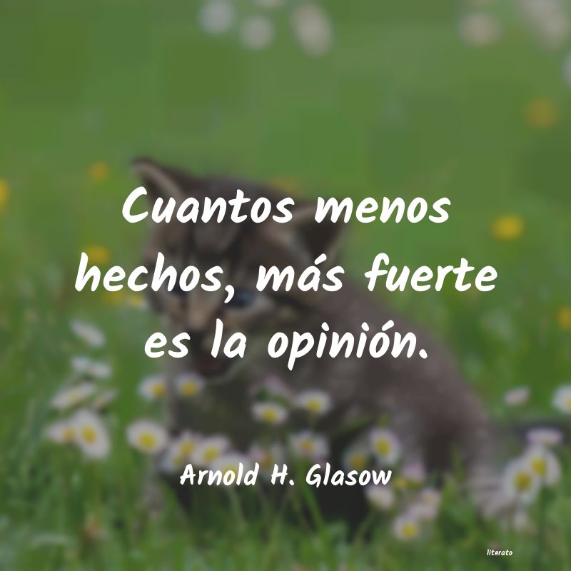 frases de Arnold H. Glasow