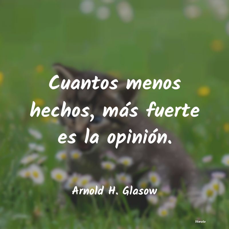 Frases de Arnold H. Glasow