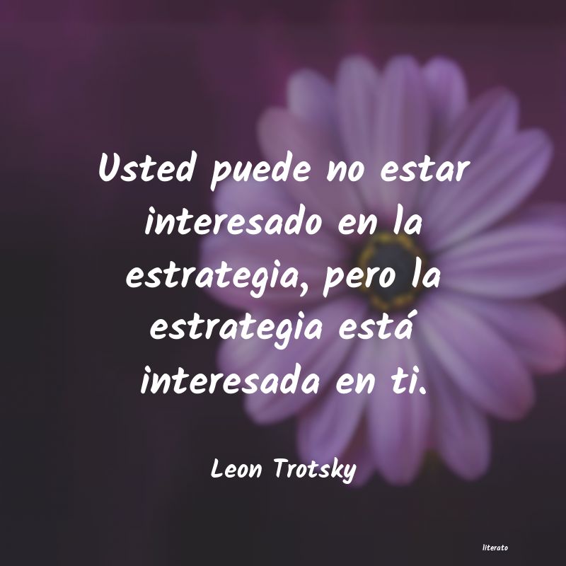 Frases de Leon Trotsky