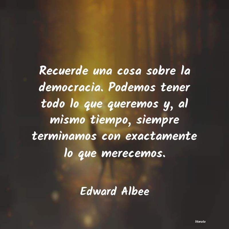 frases de Edward Albee