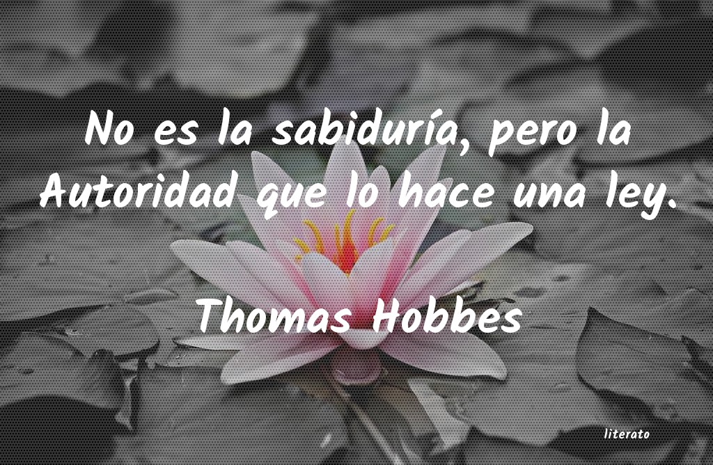 frases de Thomas Hobbes