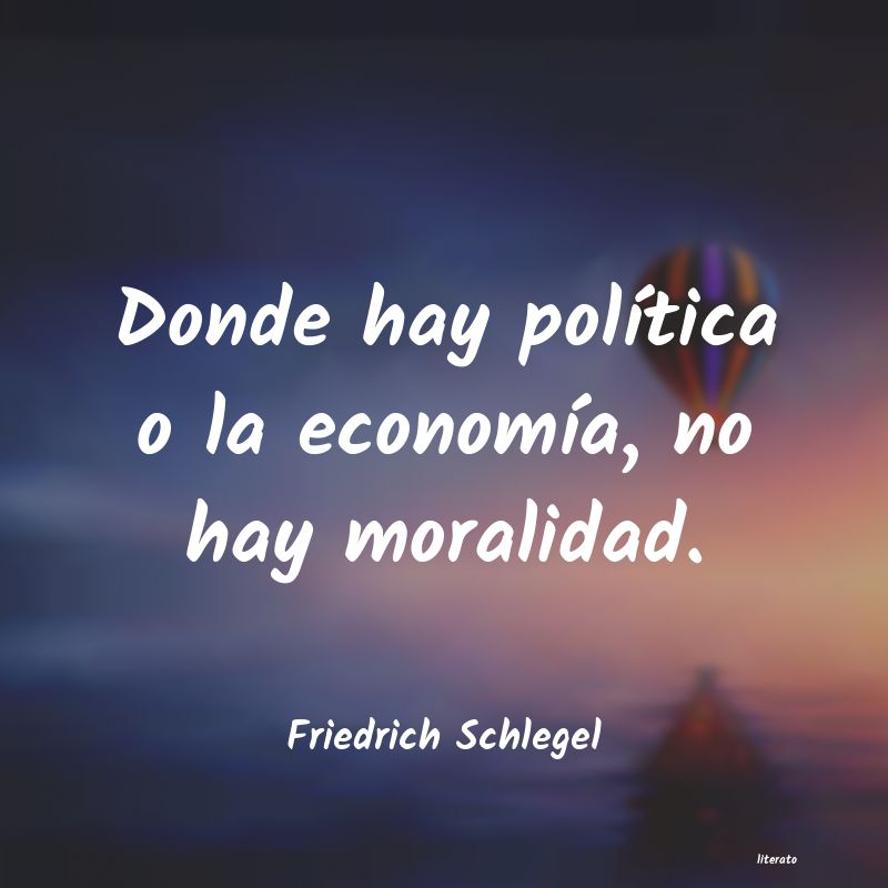 frases de Friedrich Schlegel