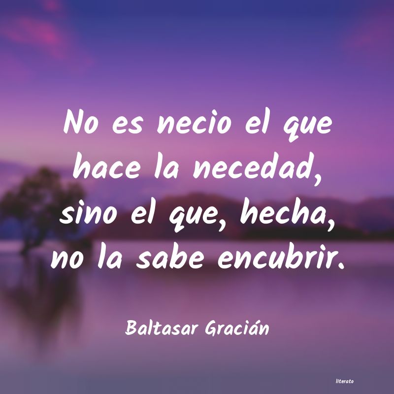 Frases de Baltasar Gracián