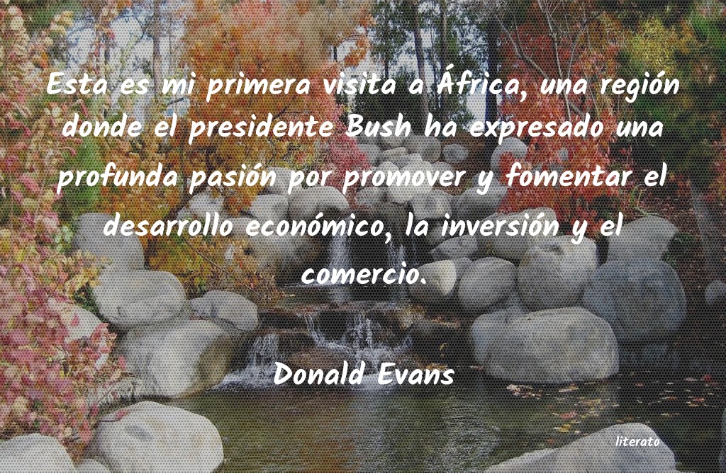 frases de Donald Evans