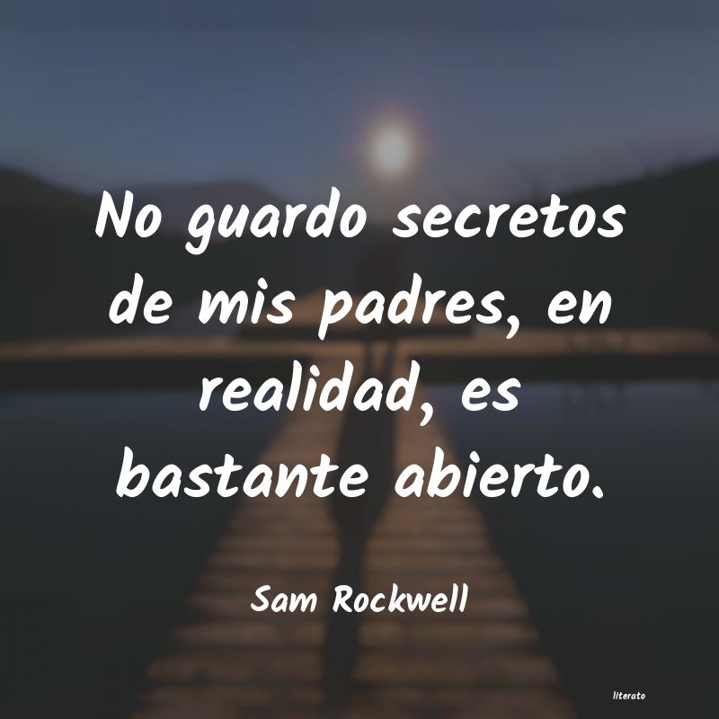 Frases de Sam Rockwell