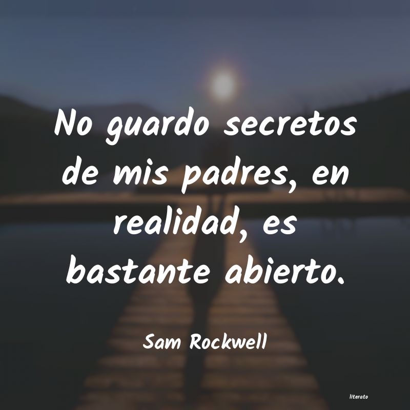 frases de Sam Rockwell